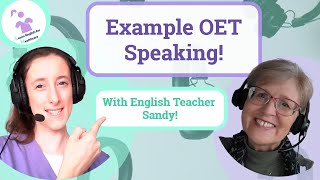 Example OET medicine speaking test [upl. by Toombs]