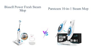 Bissell Power Fresh vs PurSteam 10in1 Steam Mop Comparison 🧼🔥 [upl. by Phillane]