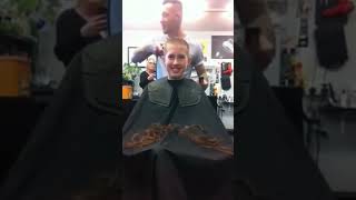 Best Haircuts ✂  A buzzcut in the salon [upl. by Marx]