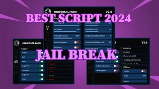 NEW JailBreak Script  Auto Rob Auto Crates Infinite Money Kill Aura  No Key ROBLOX [upl. by Marita789]