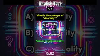 English Synonym Quiz  Improve Vocabulary puzzle english englishgrammar englishspeaking shorts [upl. by Akaenahs475]