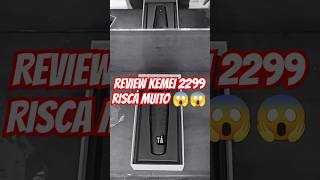 Risca muito 😱  Review máquina kemei2299 barbearia barbeiro kemei review fyp [upl. by Deery]