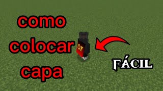 como colocar capa no seu Minecraft 119 [upl. by Gnud]