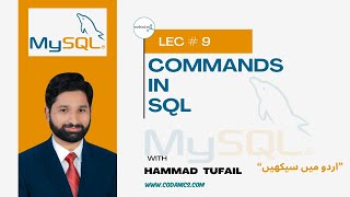 My SQL Series  Lec  09  Commands in SQL in URDUHINDI [upl. by Denby]