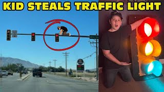 🤬Kid Temper Tantrum🤬 Steals Traffic Lights And Puts It In His Room  GROUNED Original [upl. by Euhsoj]