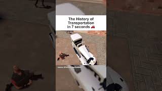 The entire history of transportation in less than 10 seconds 😭 meme [upl. by Dahij]