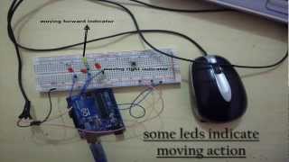 Interface Arduino with PS2 Mouse [upl. by Vernita426]