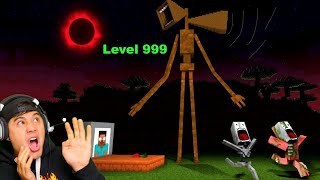 Monster School 999 Level Siren Head Camping Trip vs Crook Minecraft Animation [upl. by Kenlay]