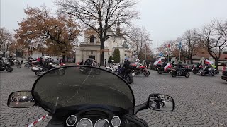 ll Łowicka Motoparada Niepodległości 111124 Moto Grupa Mazowsze relacja z Łowicza [upl. by Hsima]