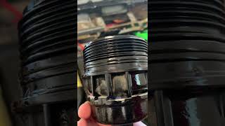 Removing stuck toyota oil filter by improving tool without tapping or wrapping in paper [upl. by Floro596]