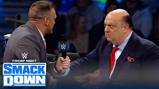 The Bloodline takes over SmackDown to protest Nick Aldis Roman Reigns’ Fatal Four Way Match [upl. by Gino]