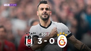 Beşiktaş 3  0 Galatasaray  Maç Özeti  201718 [upl. by Anirak]