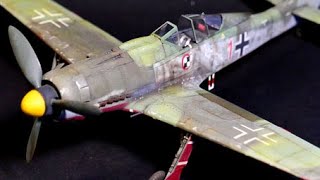 Focke Wulf Fw 190 D9  JV 44 Papagei Staffel  Eduard 148  Step by step video build [upl. by Nugesulo]