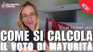 Come si calcola il voto di maturità [upl. by Ansel]