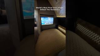 World’s Best First Class Flight Etihad The Residence✈️😍etihadFirstClassFlight [upl. by Frayne]