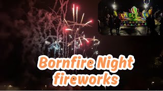 FireWorks Display For Bornfire Night 2024 in Rochdale [upl. by Carolyn]