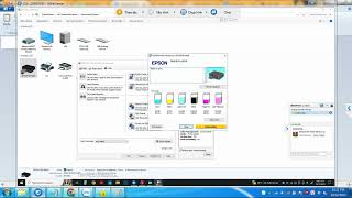 Tool reset Epson EP803A The printer flashes 2 red lights Software Printer Ink Pad Epson EP803A [upl. by Low]