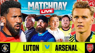 Luton 34 Arsenal  Match Day Live [upl. by Sabina715]