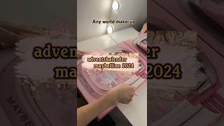 Advents kalender maybelline 2024beauty makeup shorts shortvideo [upl. by Yemorej]