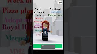 Lets play Roblox games this week [upl. by Purvis887]