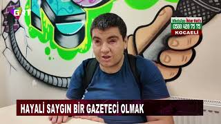 Engelleri Değil Başarıyı Görüyor  Hayali Saygın Bir Gazeteci Olmak [upl. by Meraree]