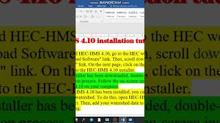 how to install HecRas modelamsayawgenethydraulicengineering8463windows viral [upl. by Catharina]