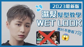 【2023最新💦Wet Look髮型教學】濕髮造型產品怎麼選 Hair gel vs髮蠟vs髮油效果大不同 ｜深入解說高定力光澤濕潤感做法 [upl. by Ainos]