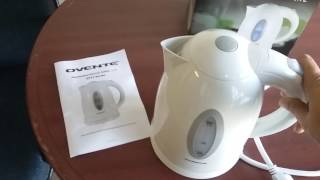 Ovente Kettle unboxing and demonstration  updated review [upl. by Cram]