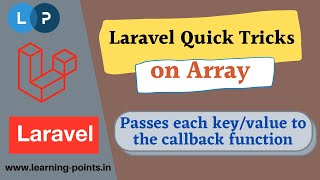 Arrmap  Passes each key value to the callback  Array functions  Laravel Tutorial [upl. by Nelac]