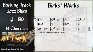 Birks Works 130 BPM  Backing Track [upl. by Annaerb531]