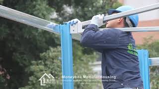 How to install prefab house within 4 hours [upl. by Reidar]