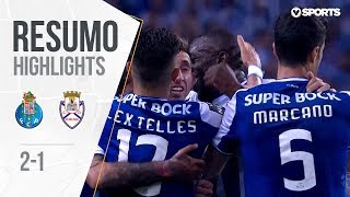 Highlights  Resumo FC Porto 21 Feirense Liga 1718 33 [upl. by Hilly]