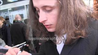 Rory Culkin  Signing Autographs at the 2014 Tribeca Film Festival [upl. by Phail]