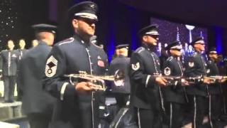 US Air Force Band surprise rendition of Air Force song [upl. by Efthim]