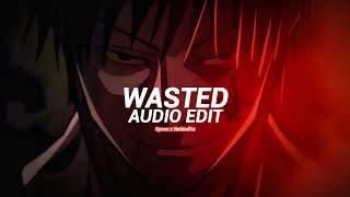 Wasted  huken x murkish  juice wrld  edit audio  Cw with Syncxeditz1 [upl. by Eledoya]