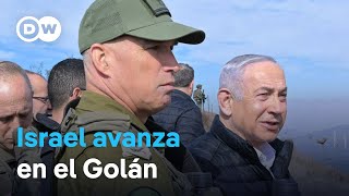 Netanyahu ordena al ejército israelí tomar zona siria de Altos del Golán [upl. by Arand]