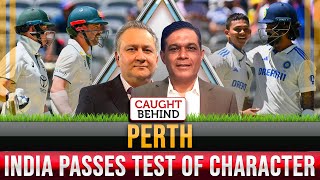 Perth  India Passes Test Of Character  Caught Behind it [upl. by Levan]