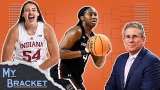 Bracketologist Charlie Creme unveils his 2023 women’s NCAA tournament bracket  My Bracket [upl. by Ataner429]