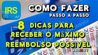 IRS 2024 Como receber o máximo reembolso possível  Como preencher a declaração IRS passo a passo [upl. by Lucky]