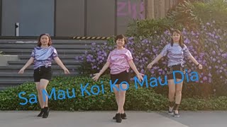 Sa Mau Koi Ko Mau Dia Line Dance Choreo  Ernie Yi INA February 2023 [upl. by Esahc]