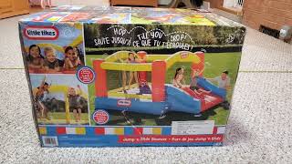 Little Tikes Jump n Slide Inflatable Bouncer Product Review [upl. by Adorl]