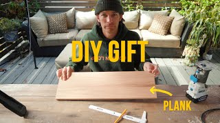 DIY gift from a plank [upl. by Aynotel]