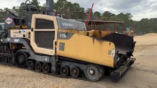 Lot 1071 2013 VOLVOBLAWKNOX P7110 Wheeled Asphalt Paver 20 laydown width [upl. by Tiena]