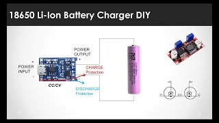 18650 Li Ion Battery Charger DIY with TP4056 [upl. by Lion]