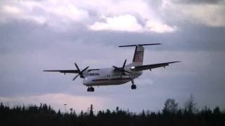 Dash 8100 Landing [upl. by Enirroc]