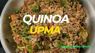 Quinoa UpmaBreakfast RecipeHow to cook Quinoa UpmaQuinoa Recipethewaytohealthylifequinoa [upl. by Odom908]