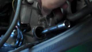 Basic Motorcycle Maintenance Gapping Spark Plugs Part 35 [upl. by Crispen]