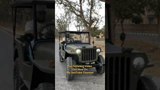 Green Master’s Ev Jeep With Hood greenmaster evcars jeep willyjeep p [upl. by Ttelrats77]