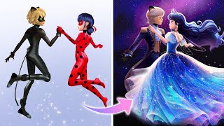 🐞 Miraculous Ladybug Glow Up Transformation into Royalty  Miraculous Speededit [upl. by Missi]