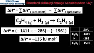 R123  R124 Standard enthalpy change of combustion HL [upl. by Edmonds]